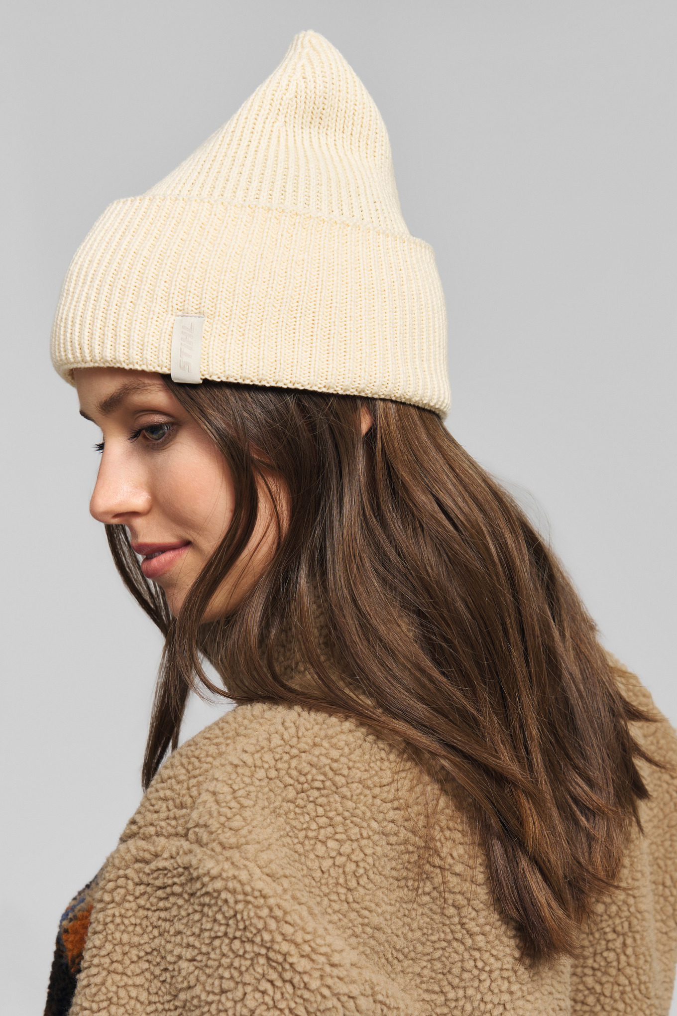 Gorro cotton beige