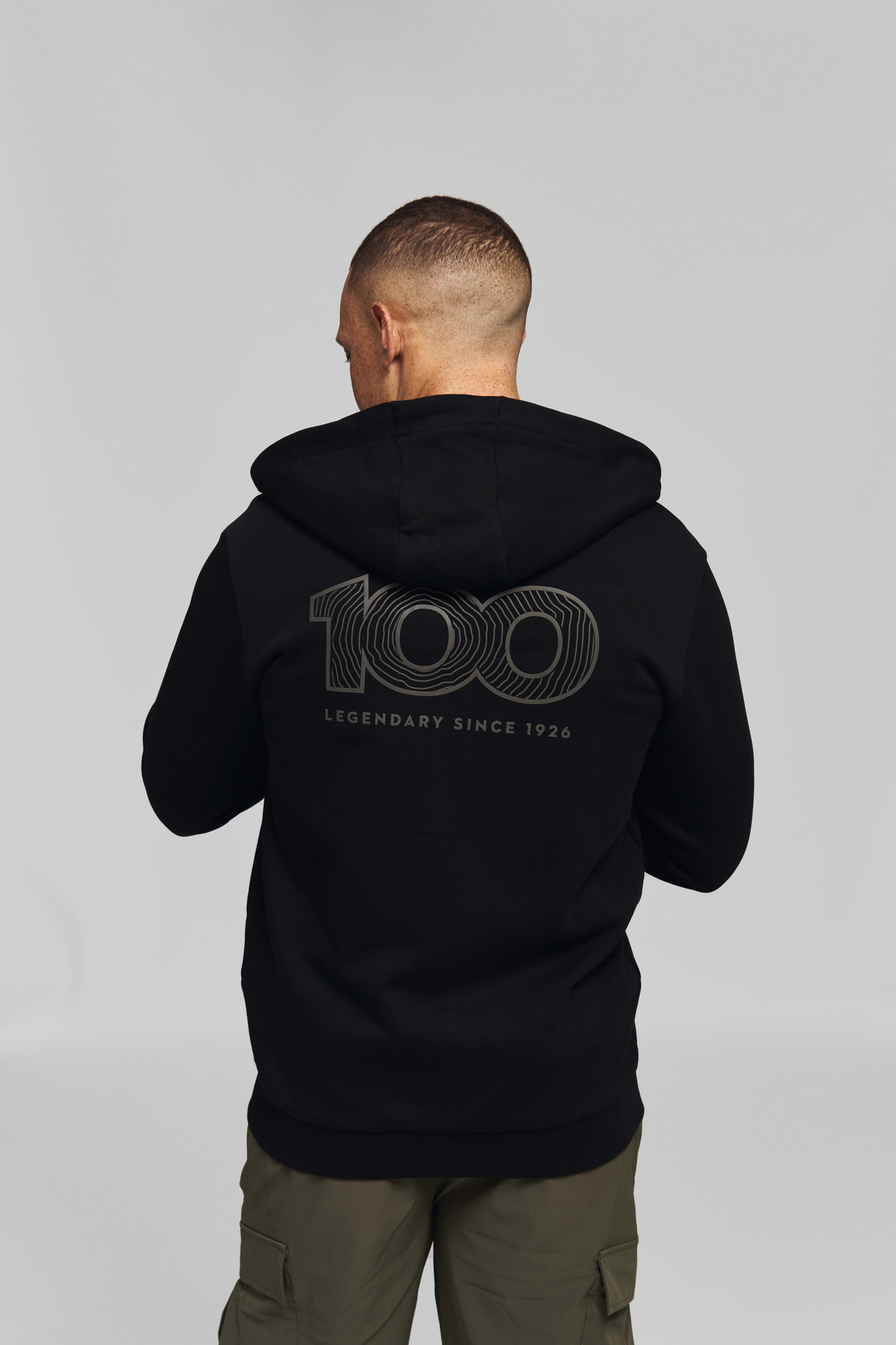 Sudadera con capucha «STIHL 100 reflective»  negra