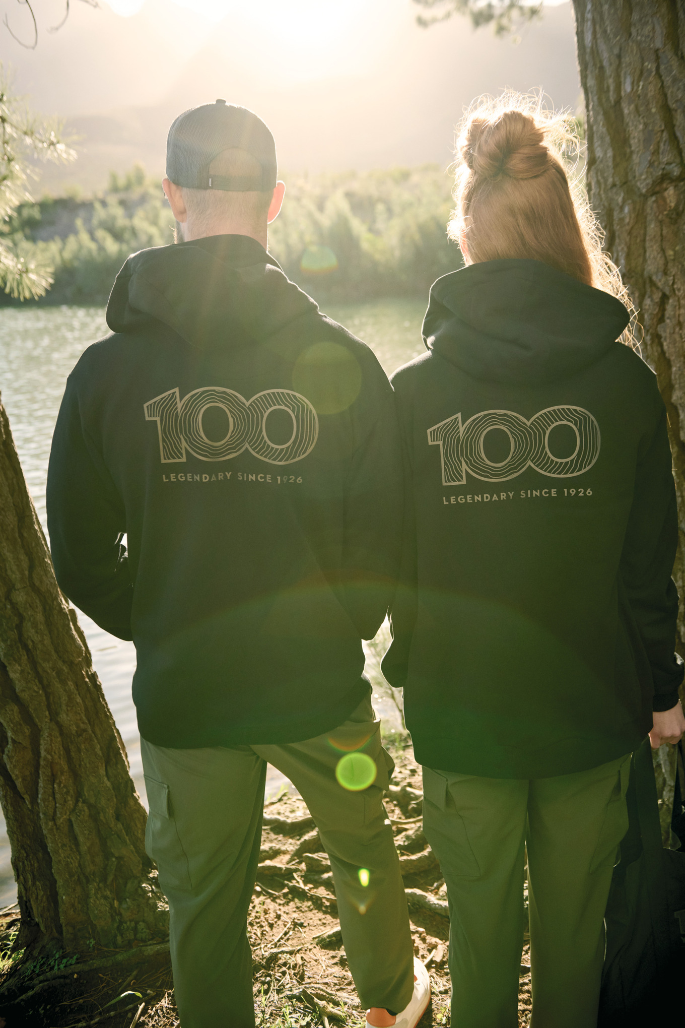 Sudadera con capucha «STIHL 100 reflective»  negra