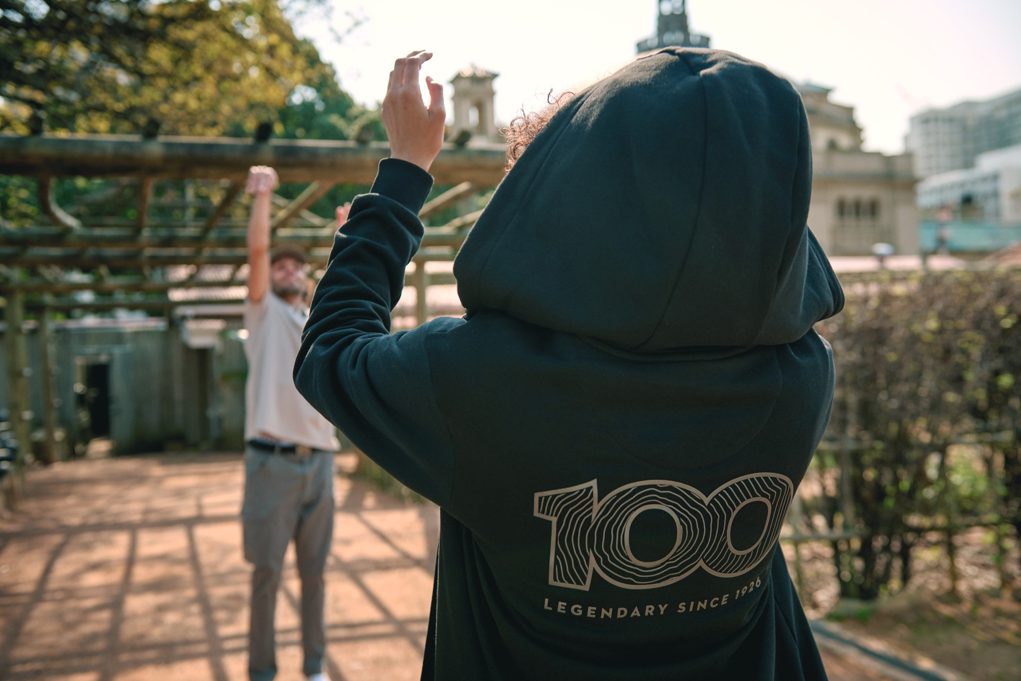 Sudadera con capucha «STIHL 100 reflective»  negra