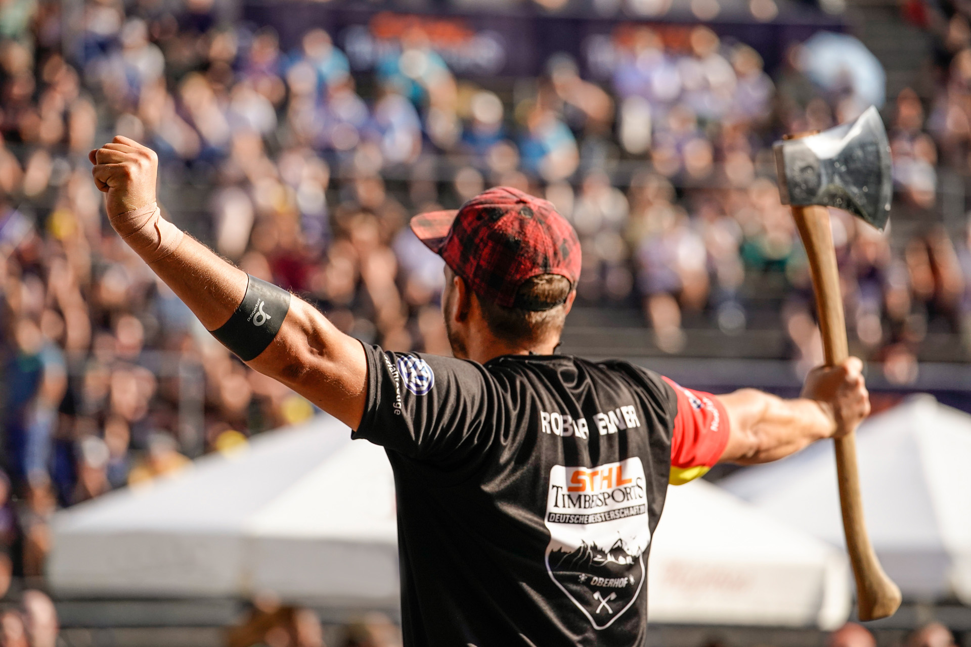 Celebraciones en un evento de STIHL TIMBERSPORTS®