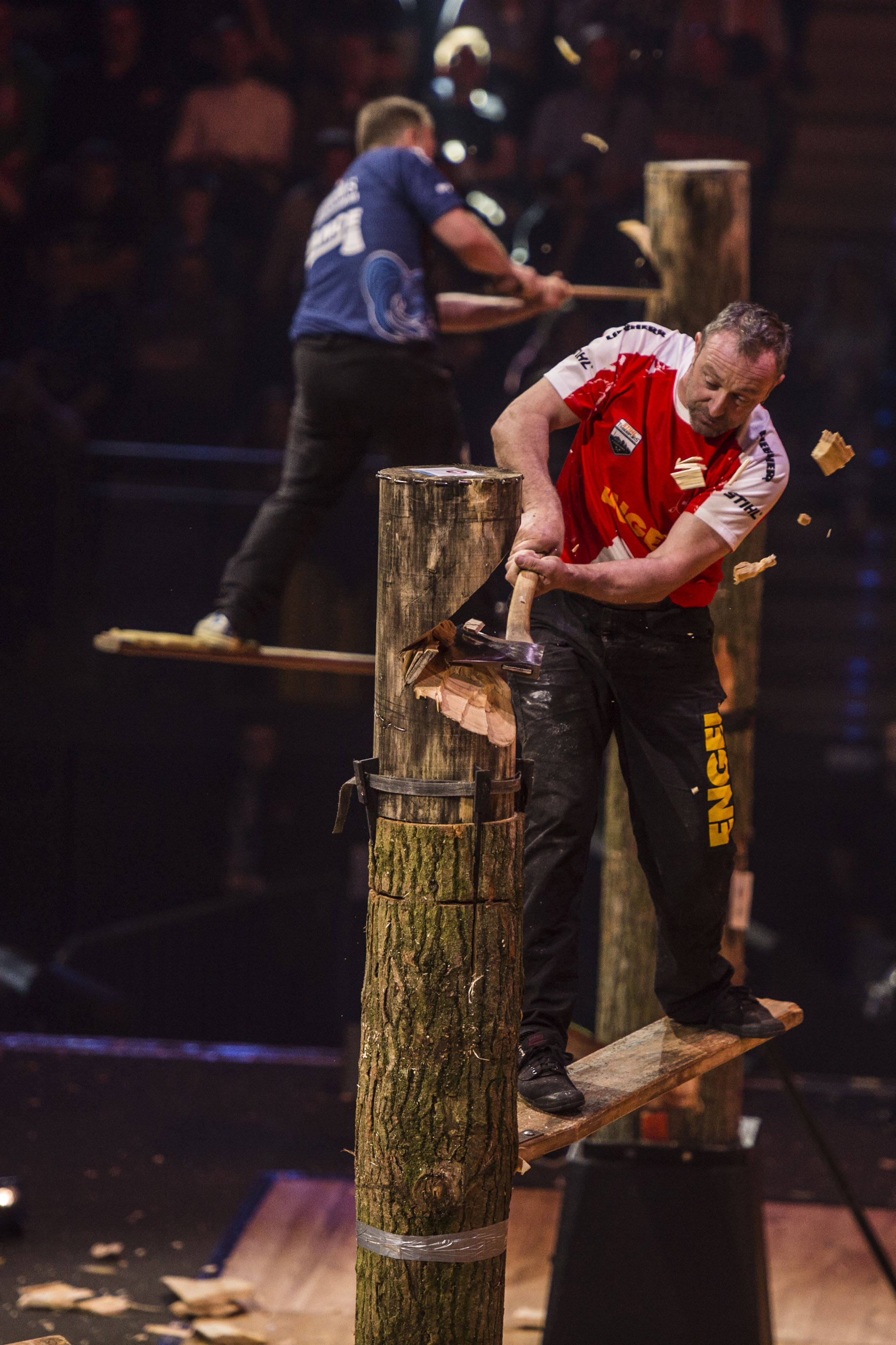 Disciplina Springboard en un evento TIMBERSPORTS®