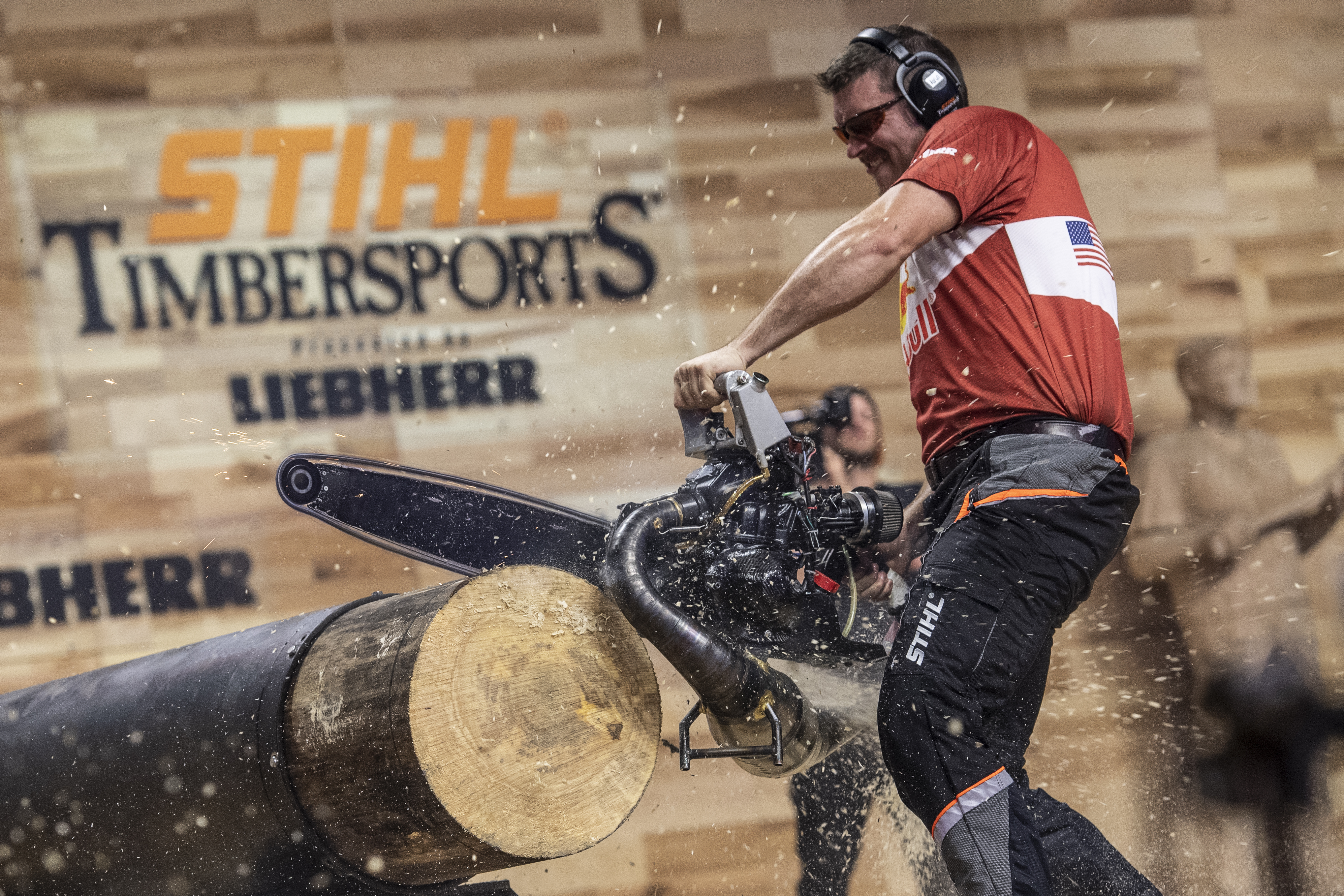 Disciplina Hot Saw en el evento TIMBERSPORTS®