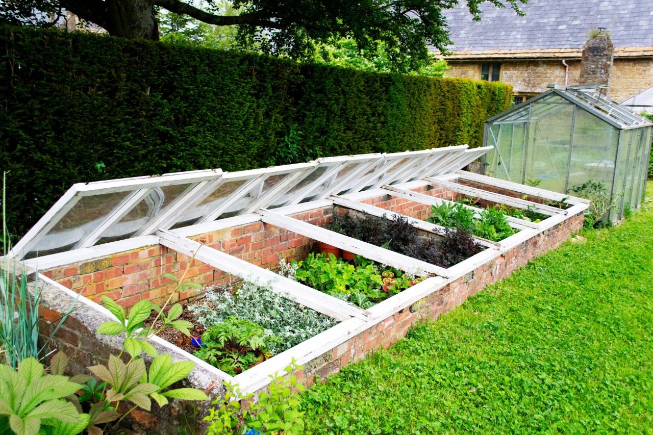 Construye tu propia cama caliente en una parcela de jardín