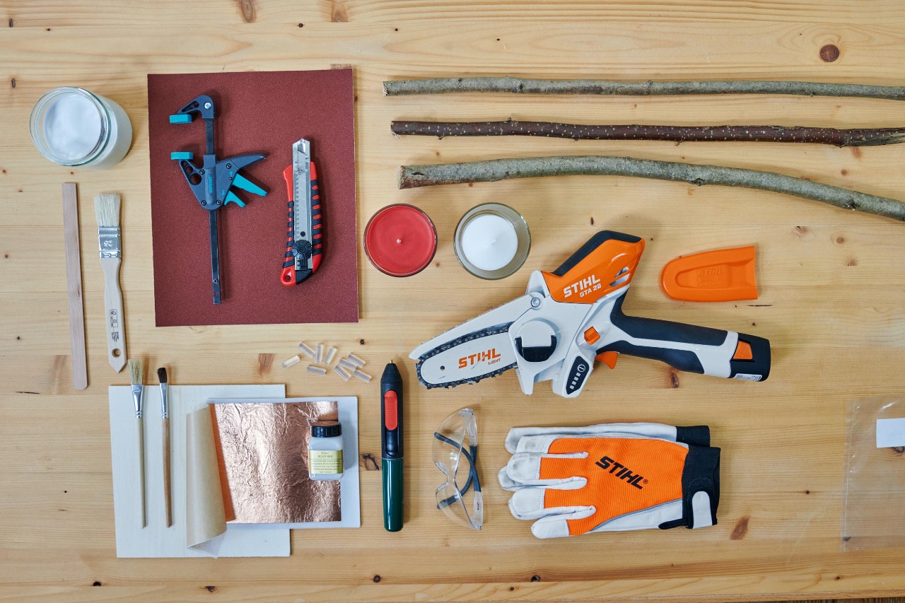 Crea tus coronas de Adviento de madera: materiales y herramientas necesarios