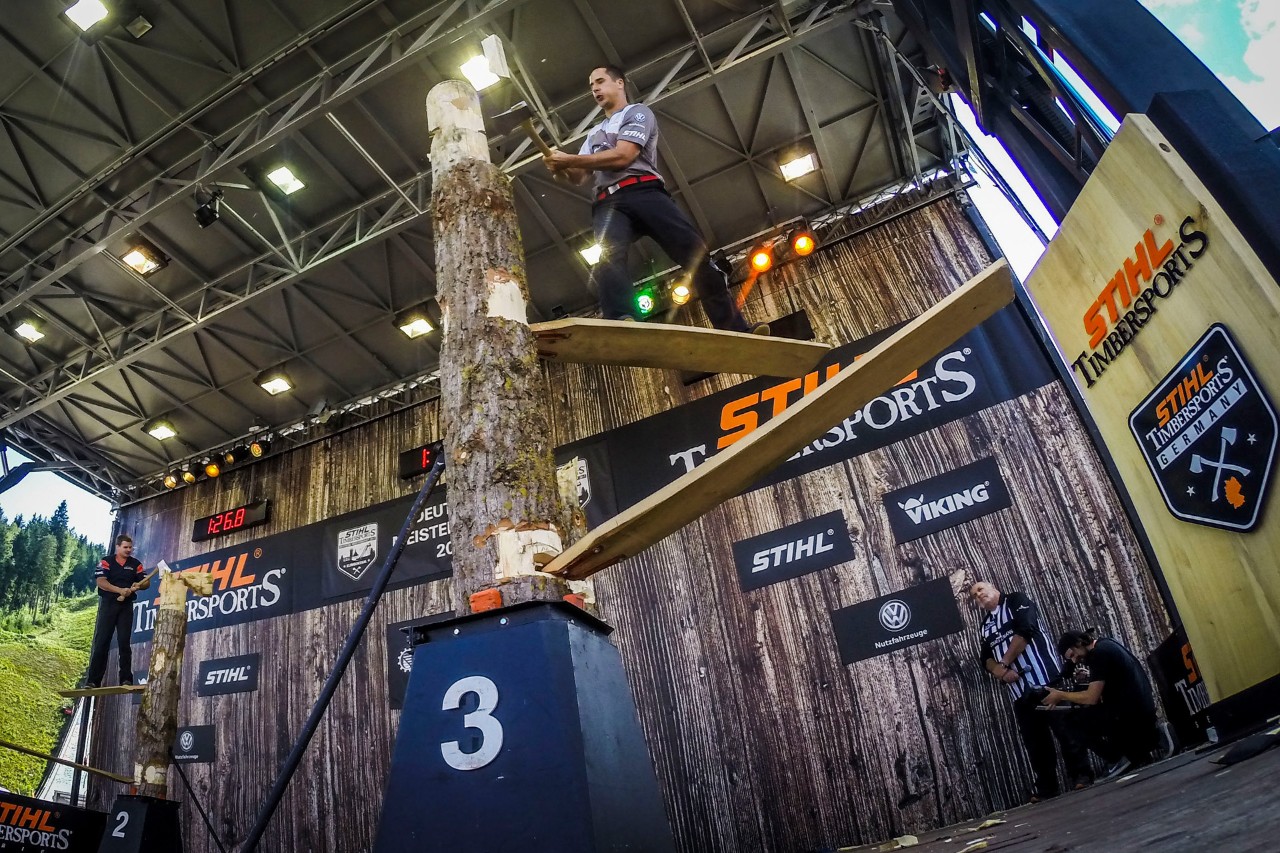 Atleta en la disciplina de Springboard