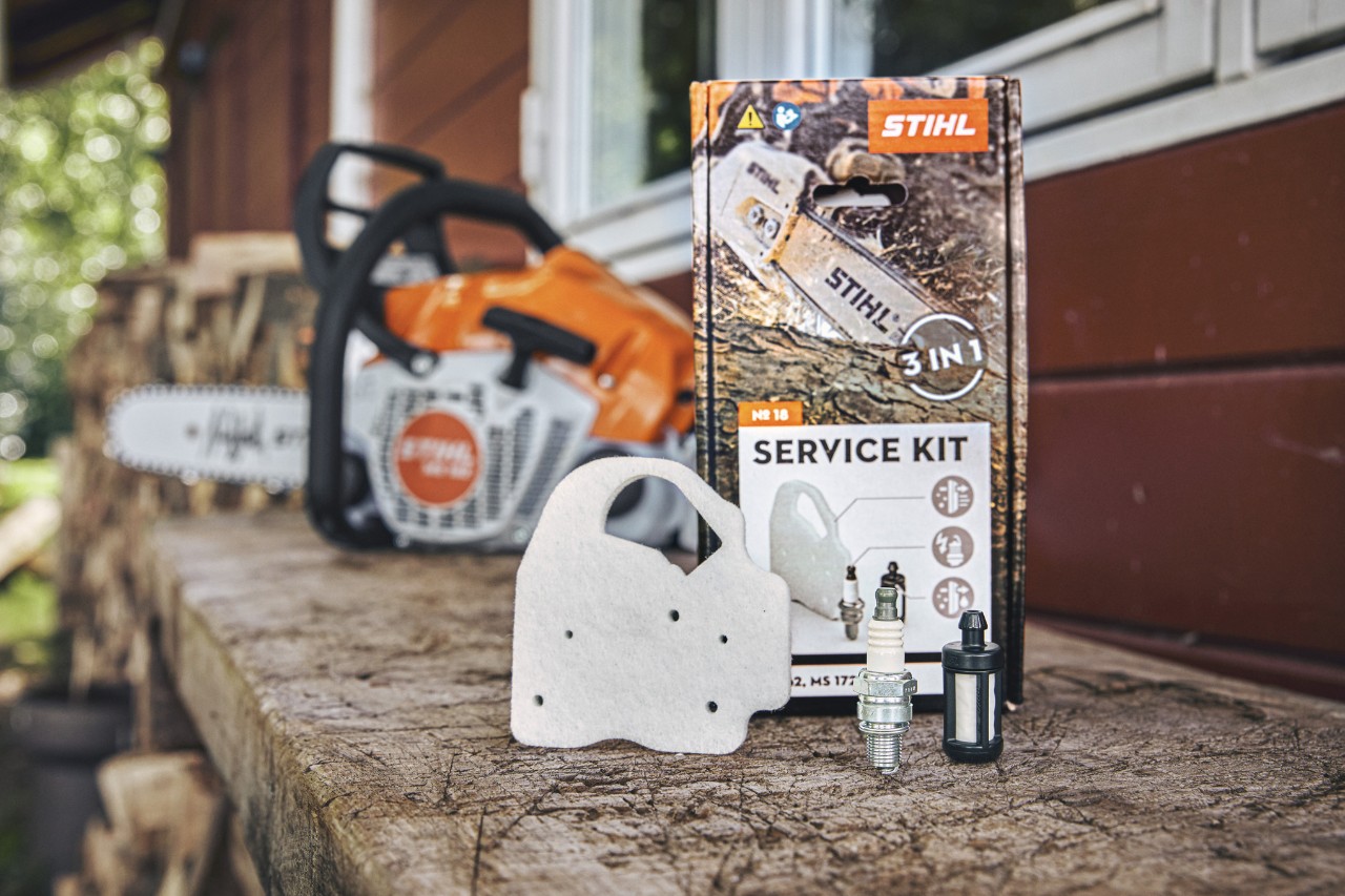  Kit de servicio con bujía, filtro de combustible y filtro de aire para motosierra de gasolina STIHL MS 162