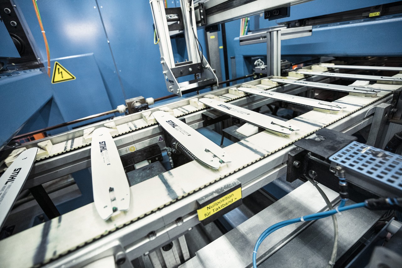 Producción ferroviaria en una planta de STIHL